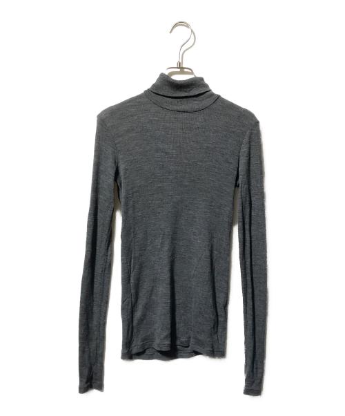 MUSE de Deuxieme Classe（ミューズ ドゥーズィエム クラス）MUSE de Deuxieme Classe (ミューズ ドゥーズィエム クラス) WOOLY RIB タートルネックプルオーバー グレー サイズ:表記なしの古着・服飾アイテム