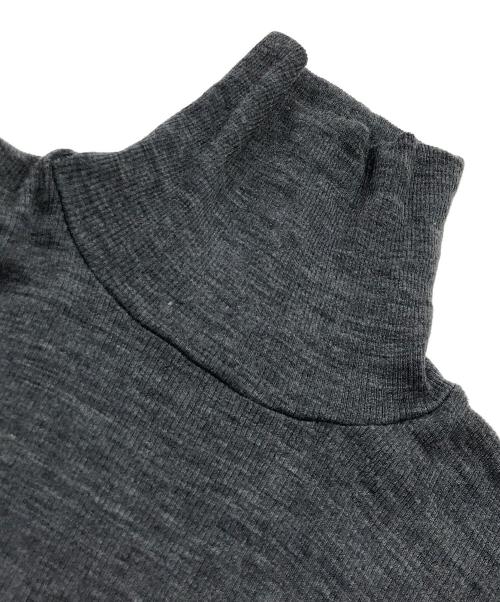 MUSE de Deuxieme Classe（ミューズ ドゥーズィエム クラス）MUSE de Deuxieme Classe (ミューズ ドゥーズィエム クラス) WOOLY RIB タートルネックプルオーバー グレー サイズ:表記なしの古着・服飾アイテム