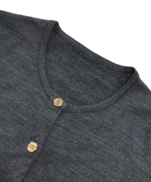 MUSE de Deuxieme Classe（ミューズ ドゥーズィエム クラス）MUSE de Deuxieme Classe (ミューズ ドゥーズィエム クラス) FF30 クルーネック カーディガン グレー サイズ:表記なしの古着・服飾アイテム