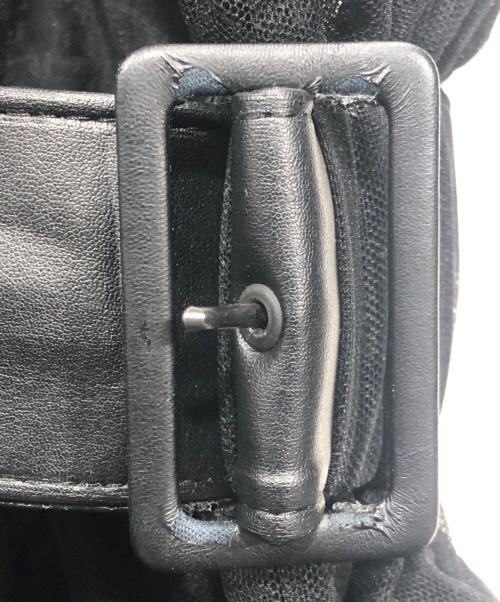 noir kei ninomiya（ノワール ケイ ニノミヤ）noir kei ninomiya (ノワール ケイ ニノミヤ) ボリュームギャザーチュールワンピース ブラック サイズ:XSの古着・服飾アイテム