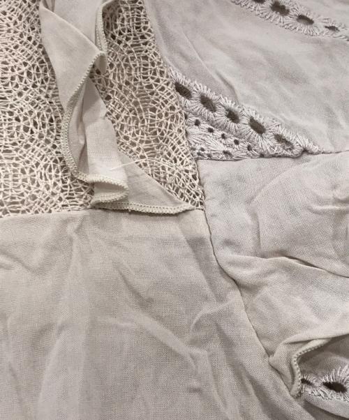 HER LIP TO（ハーリップトゥ）Her lip to (ハーリップトゥ) パフスリーブブラウス/フリルブラウス パープル サイズ:Freeの古着・服飾アイテム