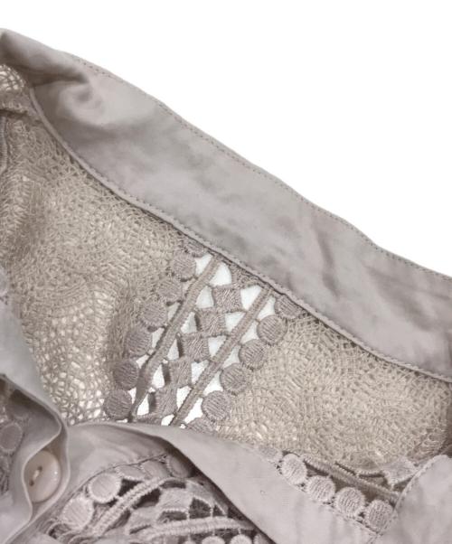 HER LIP TO（ハーリップトゥ）Her lip to (ハーリップトゥ) パフスリーブブラウス/フリルブラウス パープル サイズ:Freeの古着・服飾アイテム