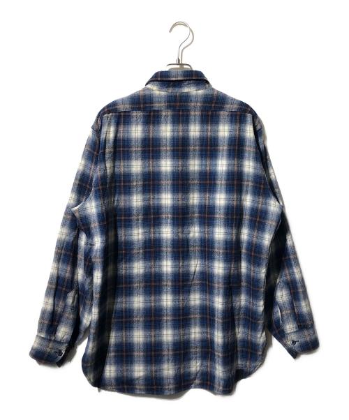 PENDLETON（ペンドルトン）PENDLETON (ペンドルトン) オンブレシャツ ブルー サイズ:Lの古着・服飾アイテム