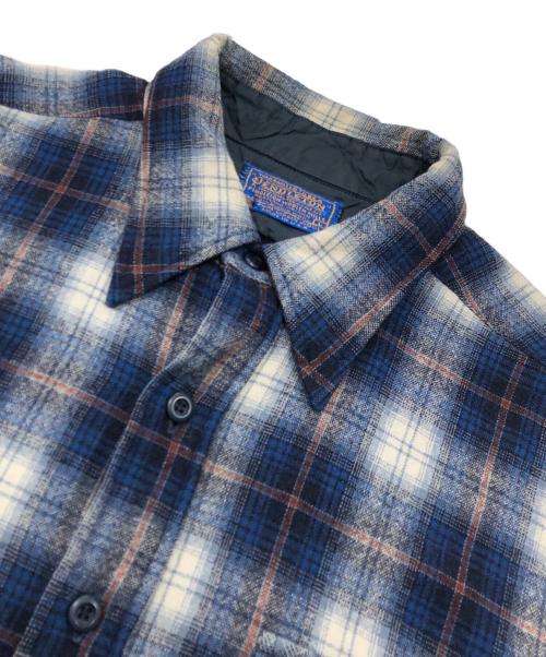 PENDLETON（ペンドルトン）PENDLETON (ペンドルトン) オンブレシャツ ブルー サイズ:Lの古着・服飾アイテム