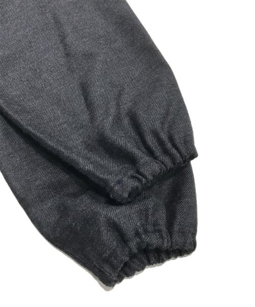 MARKA（マーカ）MARKA (マーカ) WOOL SOFT FLANNEL HALF ZIP TRACK JACKET／ハーフジップジャケット/フランネルジャケット ブラック サイズ:1の古着・服飾アイテム