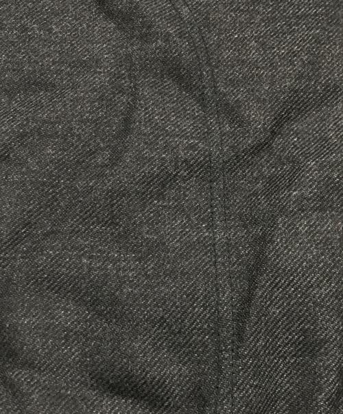 MARKA（マーカ）MARKA (マーカ) WOOL SOFT FLANNEL HALF ZIP TRACK JACKET／ハーフジップジャケット/フランネルジャケット ブラック サイズ:1の古着・服飾アイテム