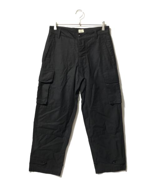 gold（ゴールド）gold (ゴールド) LIGHT BACKSATIN M-47 CARGO PANTS/カーゴパンツ ブラック サイズ:Sの古着・服飾アイテム