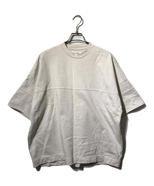 MARKA（マーカ）MARKA (マーカ) フットボールTワイド/オーバーサイズ半袖カットソー ベージュ サイズ:1の古着・服飾アイテム