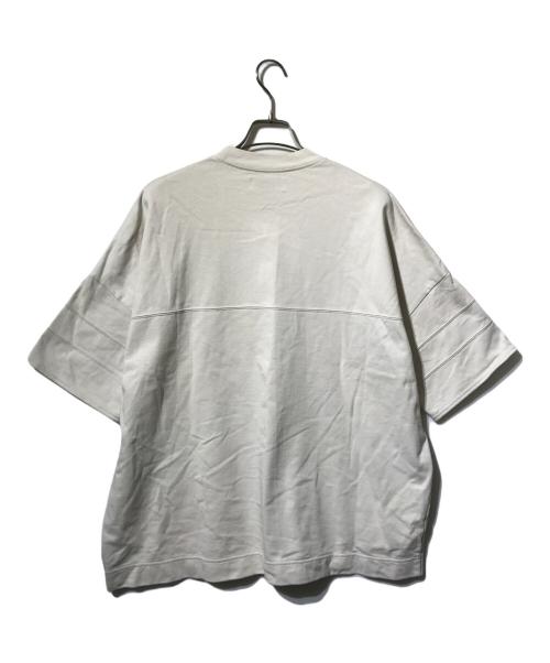 MARKA（マーカ）MARKA (マーカ) フットボールTワイド/オーバーサイズ半袖カットソー ベージュ サイズ:1の古着・服飾アイテム