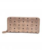 MCMエムシーエム）の古着「ラウンドジップウォレット」｜ピンク