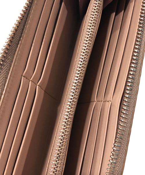 MCM（エムシーエム）MCM (エムシーエム) ラウンドジップウォレット ピンクの古着・服飾アイテム