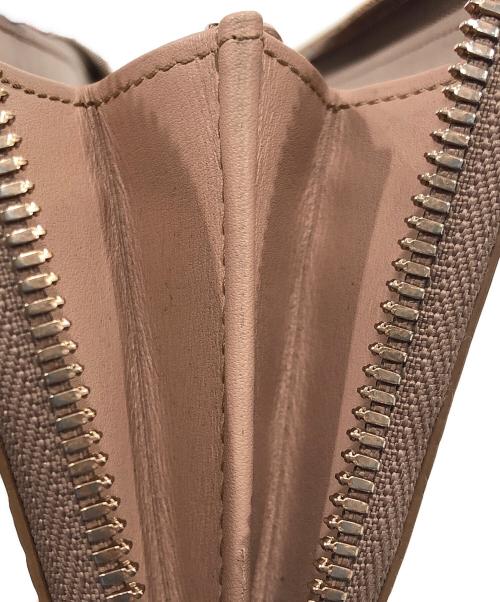 MCM（エムシーエム）MCM (エムシーエム) ラウンドジップウォレット ピンクの古着・服飾アイテム