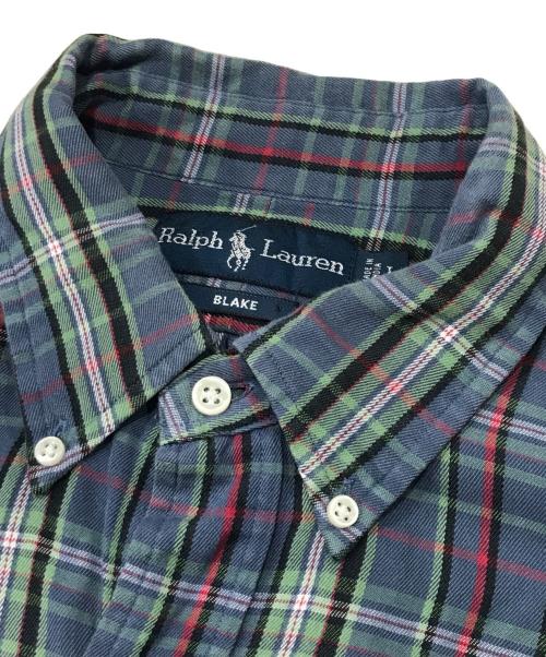 RALPH LAUREN（ラルフローレン）RALPH LAUREN (ラルフローレン) チェックシャツ ブルー×グリーン サイズ:Lの古着・服飾アイテム