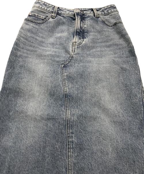 anuans（アニュアンス）anuans (アニュアンス) シームデザインデニムタイトスカート インディゴ サイズ:1の古着・服飾アイテム