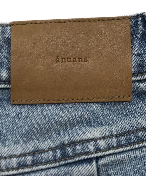 anuans（アニュアンス）anuans (アニュアンス) シームデザインデニムタイトスカート インディゴ サイズ:1の古着・服飾アイテム