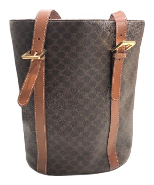 CELINE（セリーヌ）CELINE (セリーヌ) マカダムトートバッグ ブラウンの古着・服飾アイテム