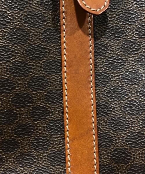 CELINE（セリーヌ）CELINE (セリーヌ) マカダムトートバッグ ブラウンの古着・服飾アイテム
