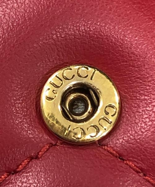 GUCCI（グッチ）GUCCI (グッチ) コンチネンタルウォレット レッドの古着・服飾アイテム