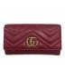 GUCCI（グッチ）の古着「コンチネンタルウォレット」｜レッド