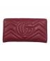 GUCCI (グッチ) コンチネンタルウォレット レッド：13000円
