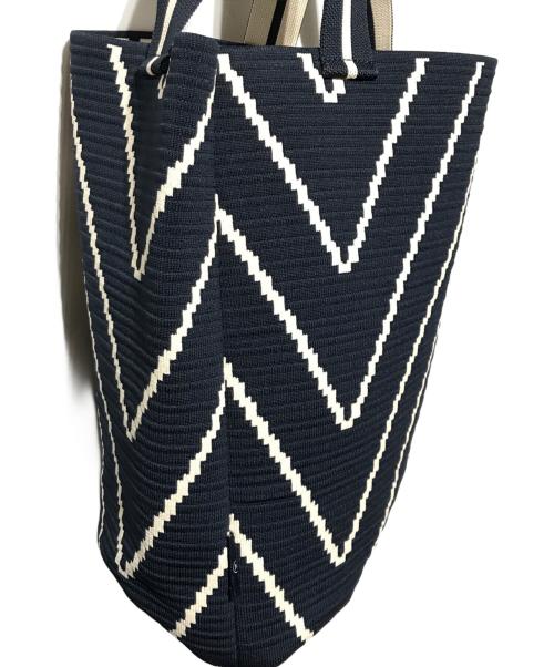 VIVAIA（ビバイア）VIVAIA (ビバイア) トートバケットバッグ ネイビーの古着・服飾アイテム