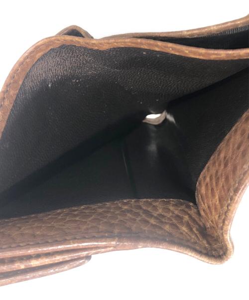 GUCCI（グッチ）GUCCI (グッチ) 2つ折り財布 ブラウンの古着・服飾アイテム