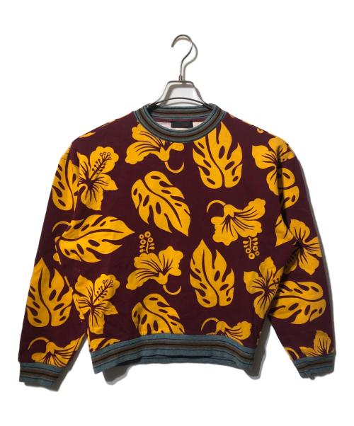 PRADA（プラダ）PRADA (プラダ) ボタニカル柄スウェット マルチカラー サイズ:Lの古着・服飾アイテム