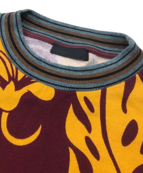 PRADA（プラダ）PRADA (プラダ) ボタニカル柄スウェット マルチカラー サイズ:Lの古着・服飾アイテム