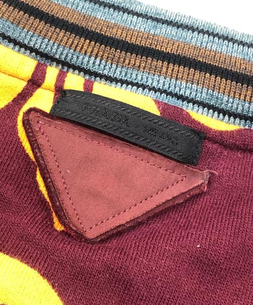 PRADA（プラダ）PRADA (プラダ) ボタニカル柄スウェット マルチカラー サイズ:Lの古着・服飾アイテム