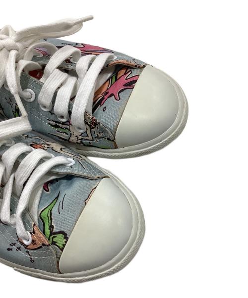 PRADA SPORTS（プラダスポーツ）PRADA SPORTS (プラダスポーツ) サーフィン柄ローカットスニーカー スカイブルー サイズ:6.5の古着・服飾アイテム