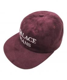 PALACE（パレス）の古着「キャップ/スウェードキャップ/ロゴキャップ」｜レッド