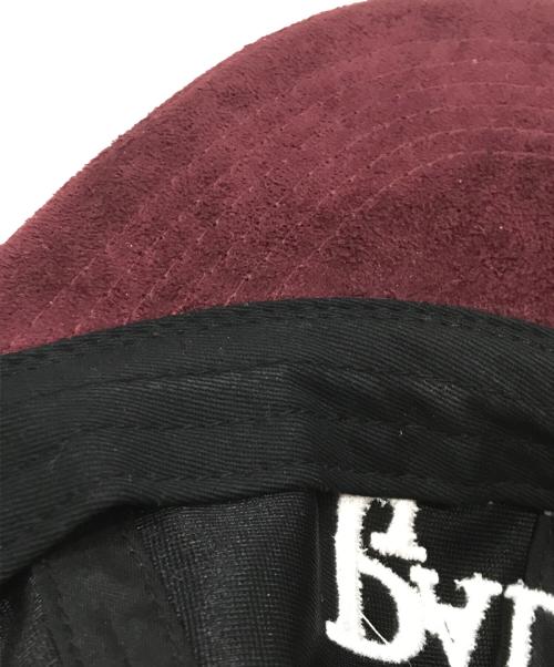 PALACE（パレス）PALACE (パレス) キャップ/スウェードキャップ/ロゴキャップ レッドの古着・服飾アイテム