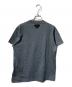 PRADA (プラダ) スタッズ付きアップリケTシャツ/半袖カットソー グレー サイズ:S：25000円