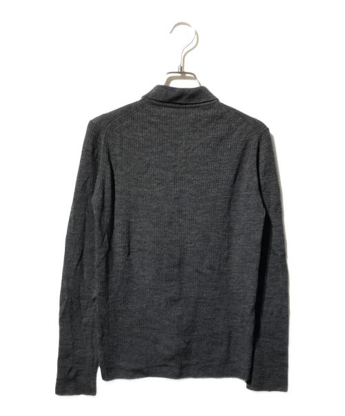 JOHN SMEDLEY（ジョンスメドレー）JOHN SMEDLEY (ジョンスメドレー) リブニットシャツ グレー サイズ:Sの古着・服飾アイテム