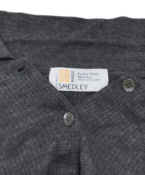 JOHN SMEDLEY（ジョンスメドレー）JOHN SMEDLEY (ジョンスメドレー) リブニットシャツ グレー サイズ:Sの古着・服飾アイテム