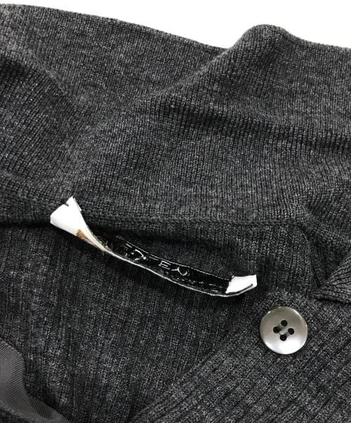 JOHN SMEDLEY（ジョンスメドレー）JOHN SMEDLEY (ジョンスメドレー) リブニットシャツ グレー サイズ:Sの古着・服飾アイテム