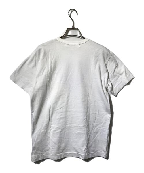 PLAY COMME des GARCONS（プレイコムデギャルソン）PLAY COMME des GARCONS (プレイコムデギャルソン) ハートワッペンTシャツ/クルーネック半袖Tシャツ ホワイト サイズ:Mの古着・服飾アイテム
