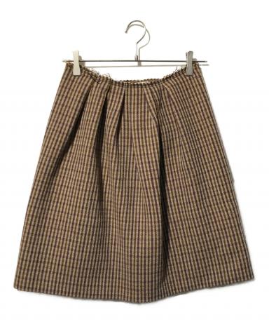 中古・古着通販】MIU MIU (ミュウミュウ) ウールラップスカート