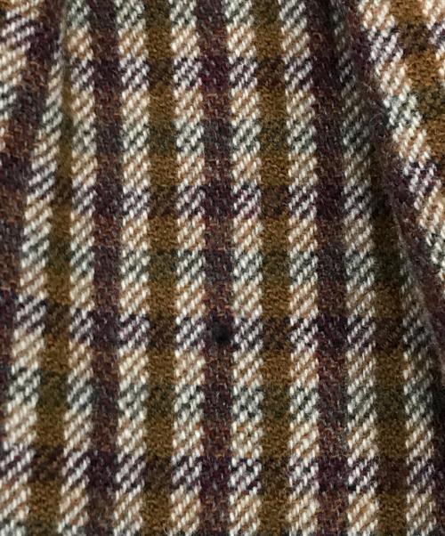 MIU MIU（ミュウミュウ）MIU MIU (ミュウミュウ) ウールラップスカート ブラウン サイズ:40の古着・服飾アイテム