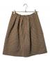 MIU MIU（ミュウミュウ）の古着「ウールラップスカート」｜ブラウン