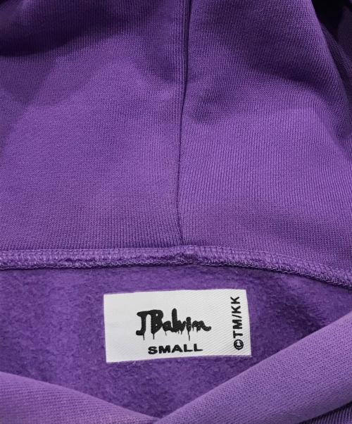 J balvin（J.バルヴィン）J balvin (J.バルヴィン) TAKASHI MURAKAMI (タカシ ムラカミ) プルオーバーパーカー/ロゴフーディー パープル サイズ:Sの古着・服飾アイテム