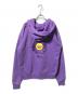 J balvin (J.バルヴィン) TAKASHI MURAKAMI (タカシ ムラカミ) プルオーバーパーカー/ロゴフーディー パープル サイズ:S：5000円