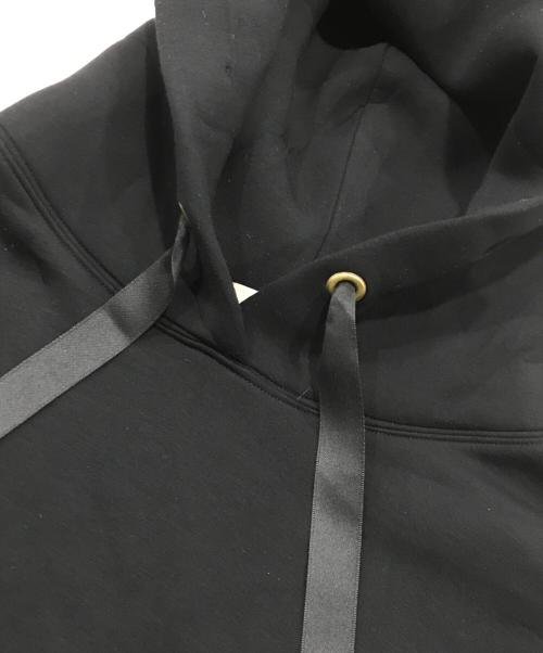 JUSGLITTY（ジャスグリッティー）JUSGLITTY (ジャスグリッティー) ライトドロストパーカーワンピース/スウェットワンピース ブラック サイズ:2の古着・服飾アイテム