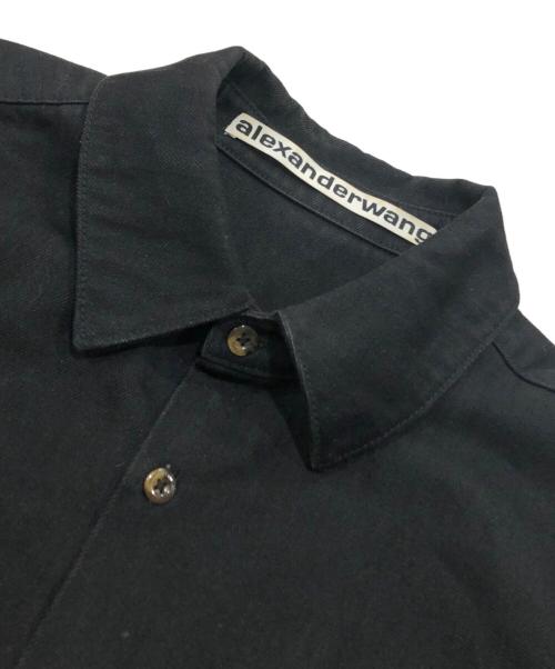 ALEXANDER WANG（アレキサンダー・ワン）ALEXANDER WANG (アレキサンダー・ワン) オーバーサイズデニムシャツ ブラック サイズ:Sの古着・服飾アイテム