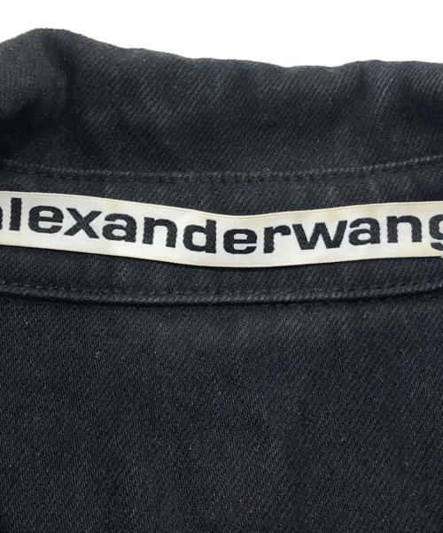 ALEXANDER WANG（アレキサンダー・ワン）ALEXANDER WANG (アレキサンダー・ワン) オーバーサイズデニムシャツ ブラック サイズ:Sの古着・服飾アイテム