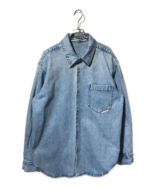ALEXANDER WANG（アレキサンダー・ワン）ALEXANDER WANG (アレキサンダー・ワン) オーバーサイズデニムシャツ インディゴ サイズ:Sの古着・服飾アイテム