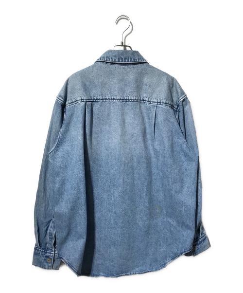 ALEXANDER WANG（アレキサンダー・ワン）ALEXANDER WANG (アレキサンダー・ワン) オーバーサイズデニムシャツ インディゴ サイズ:Sの古着・服飾アイテム