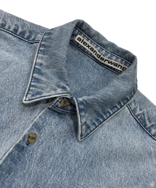 ALEXANDER WANG（アレキサンダー・ワン）ALEXANDER WANG (アレキサンダー・ワン) オーバーサイズデニムシャツ インディゴ サイズ:Sの古着・服飾アイテム