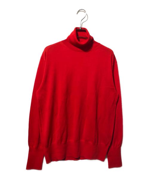Spick and Span（スピック＆スパン）Spick and Span (スピック＆スパン) 18Gタートルネックプルオーバー レッド サイズ:FREEの古着・服飾アイテム