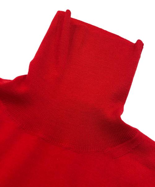 Spick and Span（スピック＆スパン）Spick and Span (スピック＆スパン) 18Gタートルネックプルオーバー レッド サイズ:FREEの古着・服飾アイテム